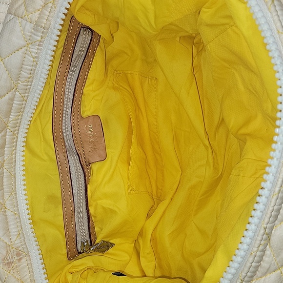 MZ Wallace Yellow Ombre Quilted Nylon Tote Shoulder Bag - Picture 15 of 16